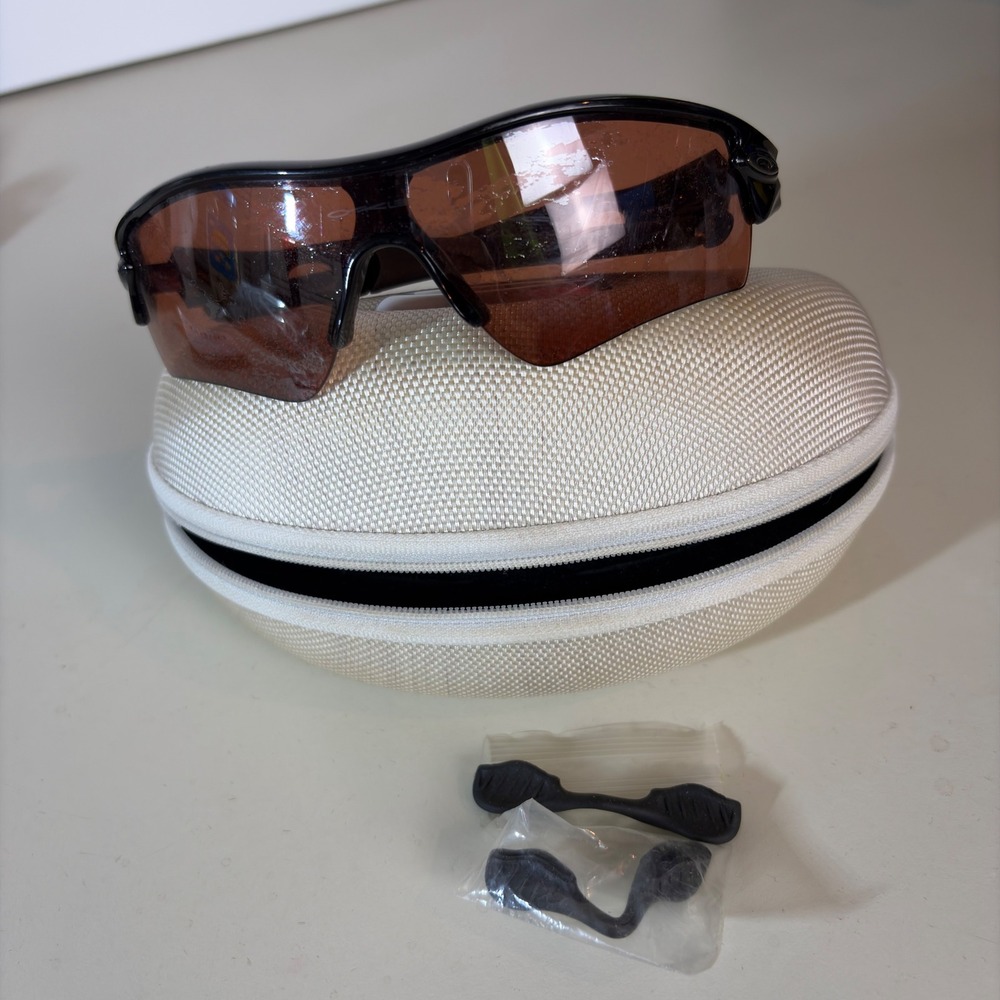 Oakley Radar Path 09-761 Sunglasses Polished Black Frames Only Sport Shield Case